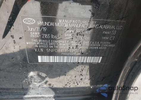 2020 Hyundai Elantra Value Edition из США, поврежденный, VIN 5NPD84LFXLH508811